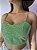Cropped Feminino Verde c/ Bojo e Brilhos Texas Ranch - Imagem 3