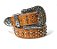 Cinto Western Marrom & Dourado Texas Ranch - Imagem 1