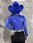 Body Camisa Cirrê Blue Basic Texas Ranch - Imagem 5