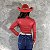 Body Camisa Cirrê Red Basic Texas Ranch - Imagem 2