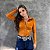 Body Camisa Cirrê Mostarda Basic Texas Ranch - Imagem 3