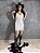 Vestido White Franjas Texas Ranch Jeans - Imagem 1