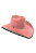 Chapéu Rosa Claro Rainha Texas Ranch Ref. TR013 - Imagem 1