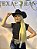 Cropped Black Shine c/ Franjas Texas Ranch Jeans - Imagem 1