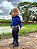 Body Camisa Infantil Blue Bordado Texas Ranch - Imagem 4