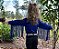 Body Camisa Infantil Azul All Pink Texas Ranch - Imagem 5