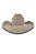 Chapéu Cinza Rainha Texas Ranch - Imagem 2