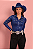 Body Silver & Blue Nossa Senhora Aparecida - Imagem 1