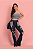 Calça Jeans Blue Stoned c/ Franjas Strass - Imagem 3