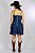 Vestido Jeans Escuro New Moda Country Ref. TR31 - Imagem 3