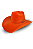 Chapéu Laranja Rainha Texas Ranch - Imagem 1