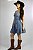 Vestido Jeans Claro New Moda Country Ref. TR38 - Imagem 4