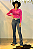 Body Cirrê Pink & Verde Neon Bordado TR107 - Imagem 3