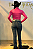 Body Cirrê Pink & Verde Neon Bordado TR107 - Imagem 4