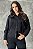 Camisa Feminina Com Franjas Preta Básica TR09 - Imagem 1