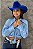 Camisa Azul Moda Country Feminina All Strass TR18 - Imagem 1