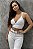 Cropped Couro Branco Texas Ranch Jeans TR40 - Imagem 1
