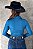 Body Camisa Cirrê Azul Celeste Love Horse Texas Ranch TR121 - Imagem 2