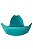 Chapéu Azul Claro com Brilhos Azuis Texas Ranch Ref. TR15 - Imagem 3