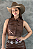 Conjunto de Couro Sintético Marrom Escuro Texas Ranch Ref. TR10 - Imagem 4