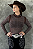 Body Tule Marrom Feminino Diamond Texas Ranch Jeans Ref. TR145 - Imagem 1