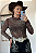 Body Tule Marrom Feminino Diamond Texas Ranch Jeans Ref. TR145 - Imagem 3