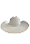 Chapéu Branco com Brilhos Pratas Texas Ranch Ref. TR17 - Imagem 3