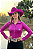 Body Camisa Fúcsia Bordado Blue Cross Texas Ranch Jeans Ref. TR155 - Imagem 1