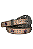 Cinto Country Feminino Slim Rosê Pedras e Fivela Redondas Ref. TR91 - Imagem 1