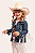Jaqueta Jeans Infantil Strass & Franjas Paetê Texas Ranch Ref. TR01 - Imagem 1