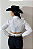 Camisa Cropped Branca Cowgirl Barretos Texas Ranch Jeans Ref. TR39 - Imagem 2