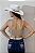 Cropped Couro Sintético Marrom Claro Amarração Cowgirl Barretos Ref. TR78 - Imagem 2