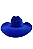 Chapéu Azul Detalhado Strass Azuis Texas Ranch Ref. TR20 - Imagem 4