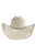 Chapéu Branco Detalhado Strass Rosa Texas Ranch Jeans Ref. TR21 - Imagem 2