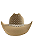 Chapéu Marrom Claro Detalhado C/ Strass Prata Texas Ranch Jeans Ref. TR24 - Imagem 3