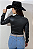 Body Camisa Cirrê Preto Bordado Branco Texas Ranch Jeans Ref. TR168 - Imagem 2