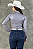 Body Camisa Cirrê Cinza Básico Texas Ranch Ref. TR202 - Imagem 2