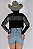 Jaqueta Jeans Silver Shine Franjas Strass Texas Ranch Ref. TR41 - Imagem 3