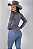 Body Camisa Cirrê Cinza Diamond Texas Ranch Jeans Ref. TR207 - Imagem 2