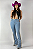 Calça Jeans Delavê All Shine Franjas Strass Texas Ranch Jeans Ref. TR182 - Imagem 2