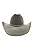 Chapéu Cinza Rainha Texas Ranch Ref. TR28 - Imagem 2