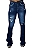 Calça Jeans Azul Bordada Longhorn Texas Ranch Ref. TR187 - Imagem 1