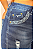 Calça Jeans Azul Bordada Longhorn Texas Ranch Ref. TR187 - Imagem 5