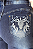 Calça Jeans Azul Bordada Longhorn Texas Ranch Ref. TR187 - Imagem 6