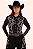 Body Camisa Cirrê Preto Shine Western Texas Ranch Ref. TR211 - Imagem 1