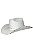 Chapéu Branco Brilhos Pratas Miss Diamond Ref. TR29 - Imagem 4