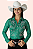 Body Camisa Cirrê Verde Silver Rose Texas Ranch Ref. TR215 - Imagem 1