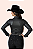 Body Camisa Cirrê Preto Silver Rose Texas Ranch Ref. TR217 - Imagem 2