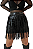 Shorts Saia Preta Franjas Miss Texas Ranch Ref. TR09 - Imagem 1