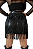Shorts Saia Preta Franjas Miss Texas Ranch Ref. TR09 - Imagem 2